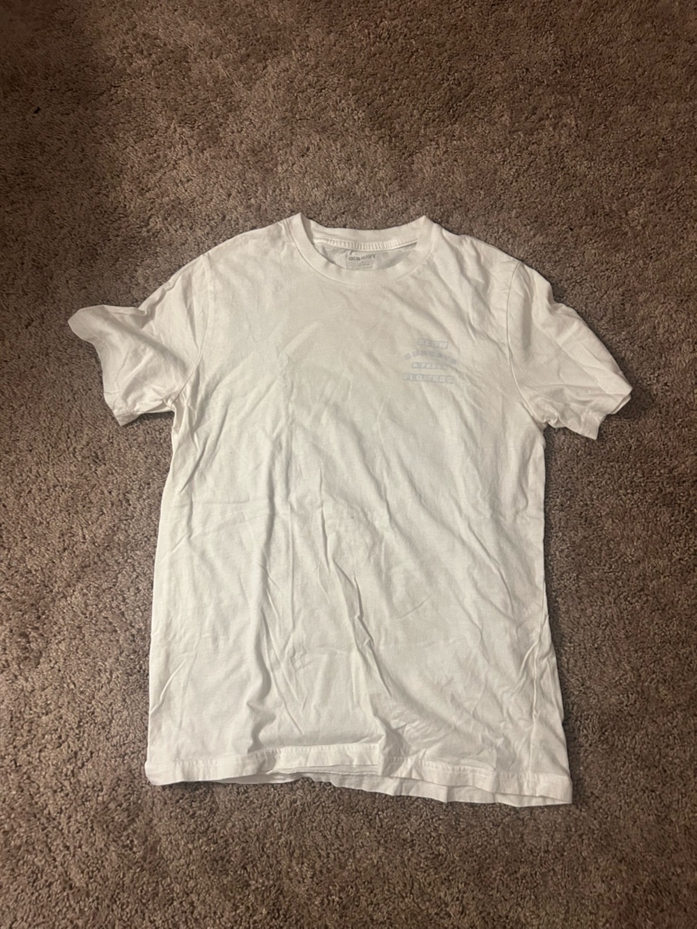 Old Navy White Short Sleeve Men’s Tee